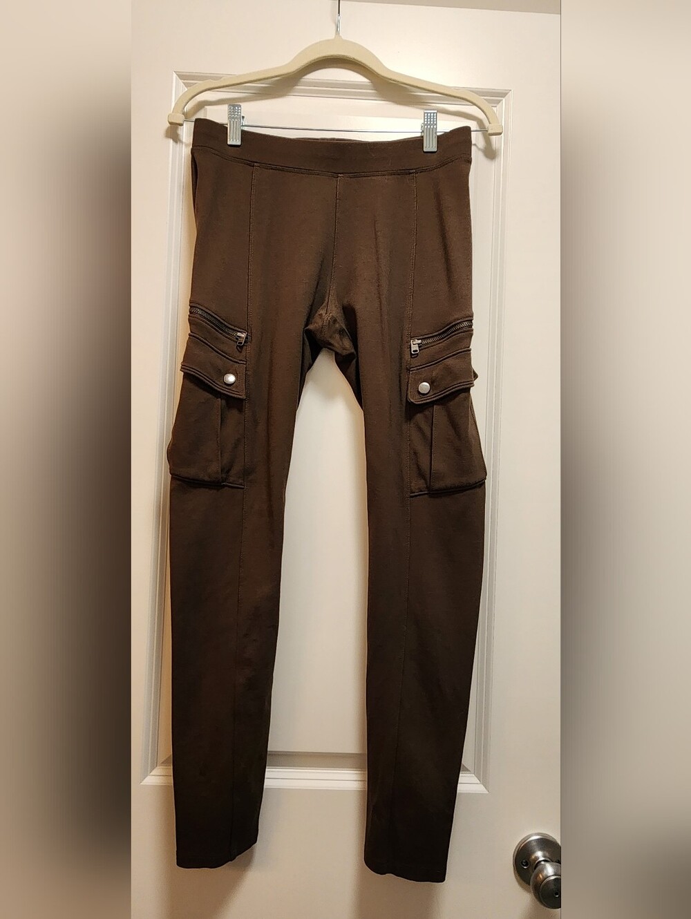 Women's Olive Green Cargo Pocket Pants